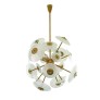 IQ3542 SPUTNIK 12-LIGHT BRASS CHANDELIER