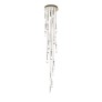 IQ3557 WHITE DROPS CASCADE CHANDELIER