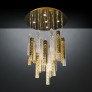 IQ3559 NEW PIPE ROUND CHANDELIER