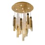 IQ3559 NEW PIPE ROUND CHANDELIER