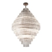 IQ3560 TRIEDRO DIAMOND 28-LIGHT CHANDELIER