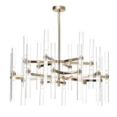 IQ3565 CLEAR GLASS 36-LIGHT CHANDELIER