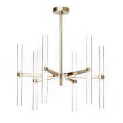 IQ3567 CLEAR GLASS 12-LIGHT CHANDELIER