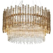 IQ3578 BAMBOO 22-LIGHT CHANDELIER