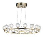 IQ3582 CRYSTAL SPHERES CHANDELIER