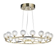 IQ3582 CRYSTAL SPHERES CHANDELIER