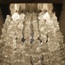 IQ3584 GLASS FALL CEILING LIGHT SCULPTURE