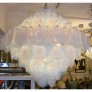 IQ3588 1960S VISTOSI OPALINE COLOUR DISC CHANDELIER