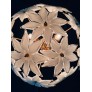 IQ3614 ITALIAN MID-CENTURY MODERN MURANO CHANDELIER BY FRANCO LUCE, 1970S