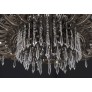 IQ3616 21ST CENTURY MORGANA BURNISHED BRASS AND NICKEL CHANDELIER BY PATRIZIA GARGANTI