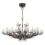 IQ3616 21ST CENTURY MORGANA BURNISHED BRASS AND NICKEL CHANDELIER BY PATRIZIA GARGANTI