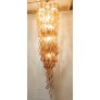 IQ3620 HELIX WATERFALL MURANO CHANDELIER BY AURELIANO TOSO