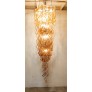 IQ3620 HELIX WATERFALL MURANO CHANDELIER BY AURELIANO TOSO