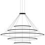 IQ3633 CIRCULAR LED 5 TIER CHANDELIER