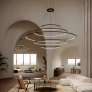 IQ3633 CIRCULAR LED 5 TIER CHANDELIER