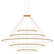 IQ3633 CIRCULAR LED 5 TIER CHANDELIER