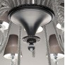 IQ3636 21ST CENTURY 1180 SILVER AND CRYSTALS CHANDELIER BY PATRIZIA GARGANTI