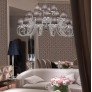 IQ3636 21ST CENTURY 1180 SILVER AND CRYSTALS CHANDELIER BY PATRIZIA GARGANTI