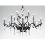 IQ3637 21ST CENTURY MORGANA BURNISHED BRASS AND NICKEL CHANDELIER BY PATRIZIA GARGANTI