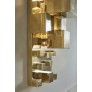 IQ3644 PAIR OF CUBIC BRASS SCONCES BY STUDIO GLUSTIN