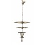 IQ3673 LARGE MIDCENTURY ITALIAN MURANO GLASS CHANDELIER