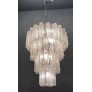 IQ3673 LARGE MIDCENTURY ITALIAN MURANO GLASS CHANDELIER