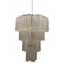 IQ3673 LARGE MIDCENTURY ITALIAN MURANO GLASS CHANDELIER