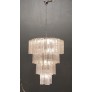 IQ3673 LARGE MIDCENTURY ITALIAN MURANO GLASS CHANDELIER