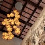 IQ3684 GOLD MOON CHANDELIER LED SUSPENSION LAMP