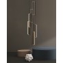 IQ3689 MODERN MINIMALIST RECTANGULAR LED STAIRCASE CHANDELIER