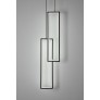 IQ3689 MODERN MINIMALIST RECTANGULAR LED STAIRCASE CHANDELIER