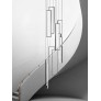 IQ3689 MODERN MINIMALIST RECTANGULAR LED STAIRCASE CHANDELIER