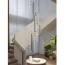 IQ3689 MODERN MINIMALIST RECTANGULAR LED STAIRCASE CHANDELIER