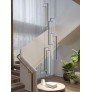 IQ3689 MODERN MINIMALIST RECTANGULAR LED STAIRCASE CHANDELIER