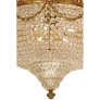 IQ3710 FRENCH 19TH CENTURY LOUIS XVI ST. BACCARAT CRYSTAL AND ORMOLU CHANDELIER