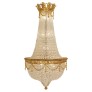 IQ3710 FRENCH 19TH CENTURY LOUIS XVI ST. BACCARAT CRYSTAL AND ORMOLU CHANDELIER