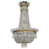 IQ3713 VERY ELEGANT BACCARAT CRYSTAL CHANDELIER