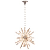 IQ3751 VENINI STAR BURST SPUTNIK STYLE CRYSTAL CHANDELIER, ITALIAN MID-20TH CENTURY