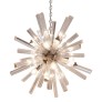 IQ3751 VENINI STAR BURST SPUTNIK STYLE CRYSTAL CHANDELIER, ITALIAN MID-20TH CENTURY