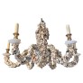 IQ3752 PALM BEACH STYLE SEASHELL SHELL ENCRUSTED 6 ARM CHANDELIER