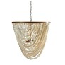 IQ3761 PEARL SHELL COASTAL CHANDELIER / 2 SIZES