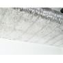 IQ3763 LARGE ITALIAN TEXTURED GLASS CHANDELIER