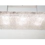 IQ3763 LARGE ITALIAN TEXTURED GLASS CHANDELIER