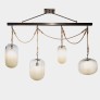 IQ3786 GOURD BAR CHANDELIER