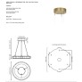 IQ3810 AVALON MEDIUM CHANDELIER SUSPENSION