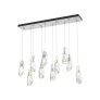 IQ3814 HUBBARDTON FORGE LUMA 10-LIGHT CRYSTAL ISLAND PENDANT