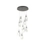 IQ3816 HUBBARDTON FORGE LUMA 9-LIGHT CRYSTAL PENDANT