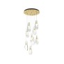 IQ3816 HUBBARDTON FORGE LUMA 9-LIGHT CRYSTAL PENDANT