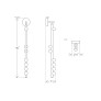 IQ3863 7-BULB DROP SYSTEM SCONCE