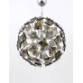 IQ3873 FONTANA ARTE SPUTNIK CUT GLASS DANDELION MID-CENTURY CHANDELIER